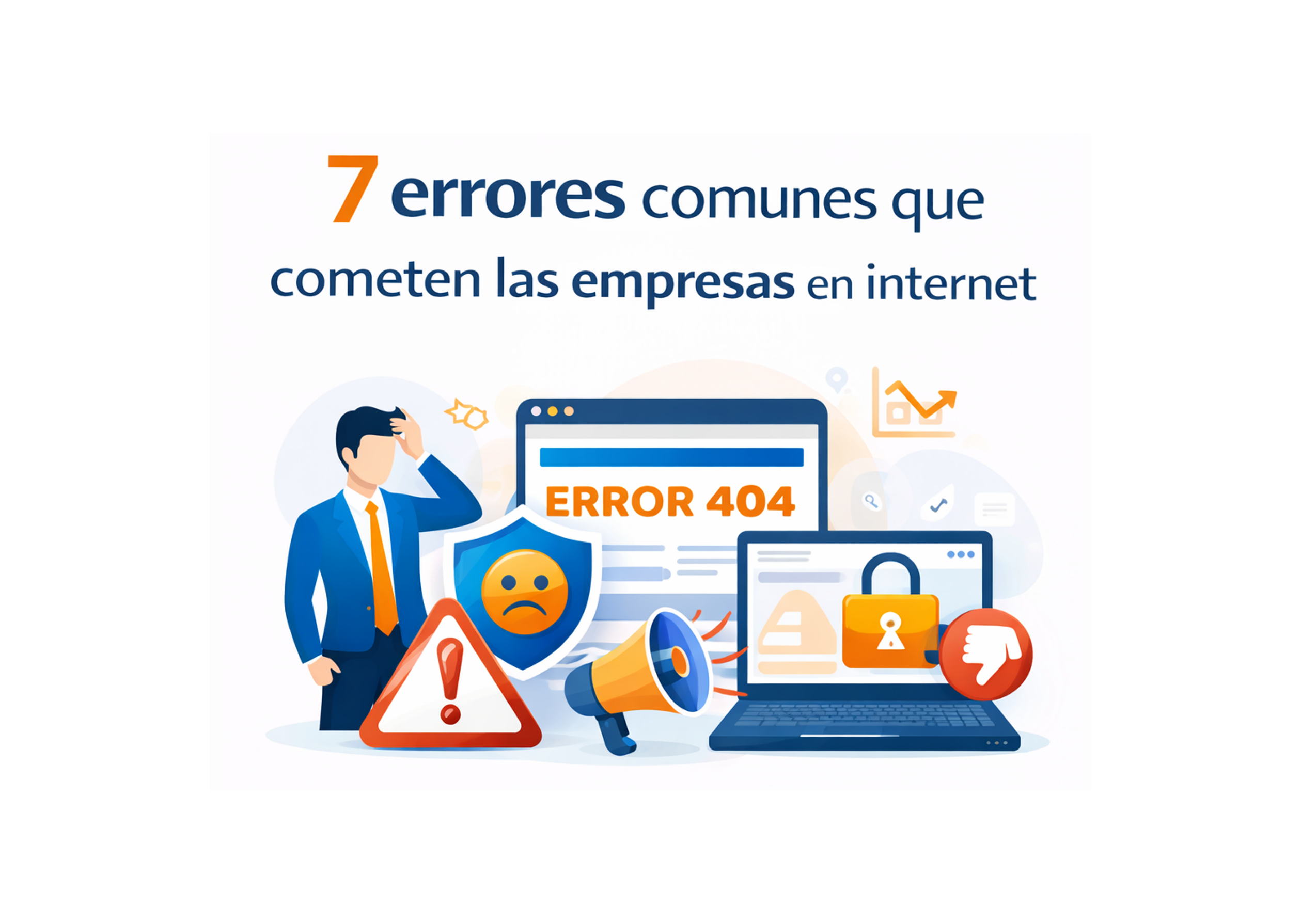 7 errores comunes que cometen las empresas en internet