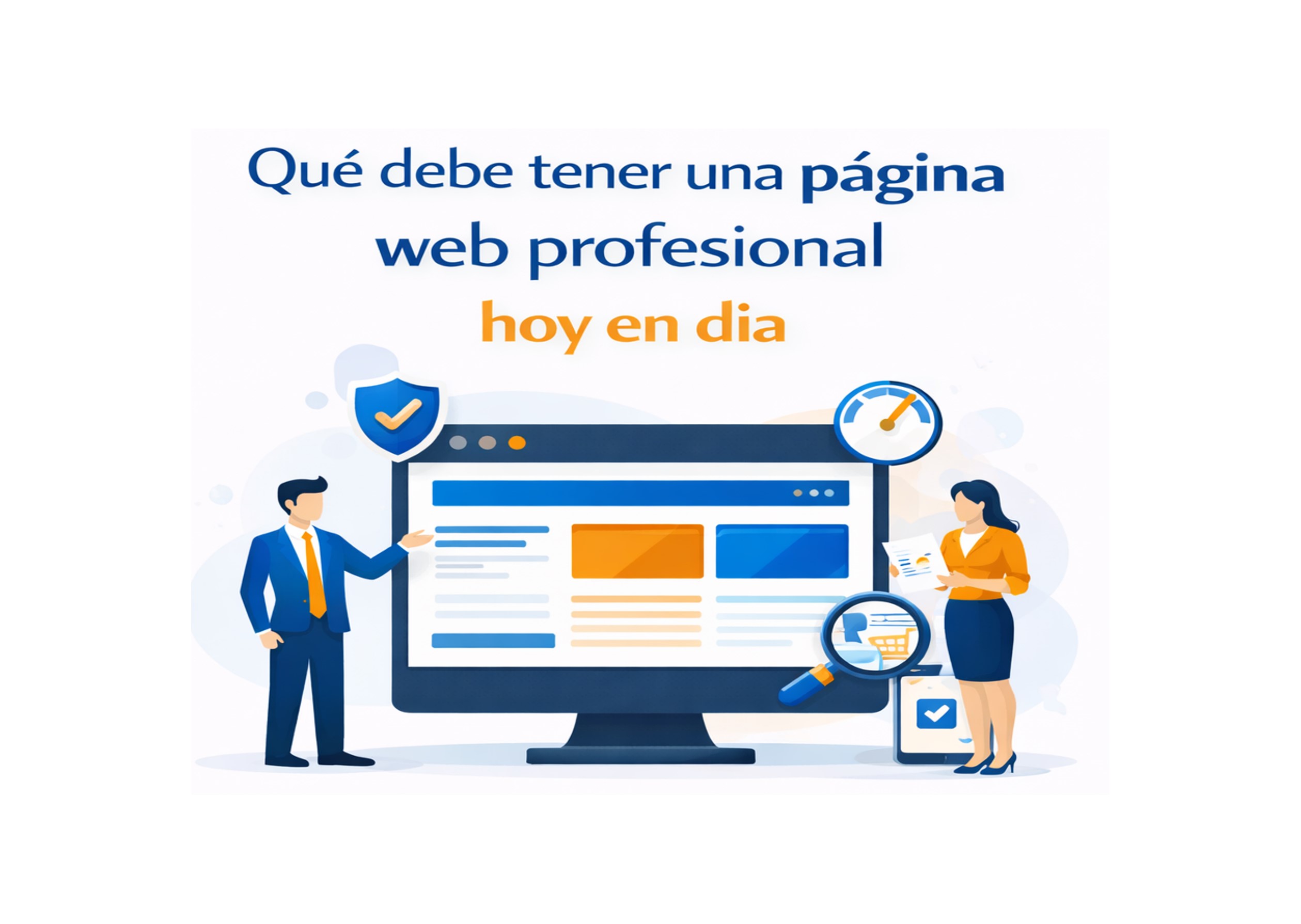 Qué debe tener una página web profesional hoy en día