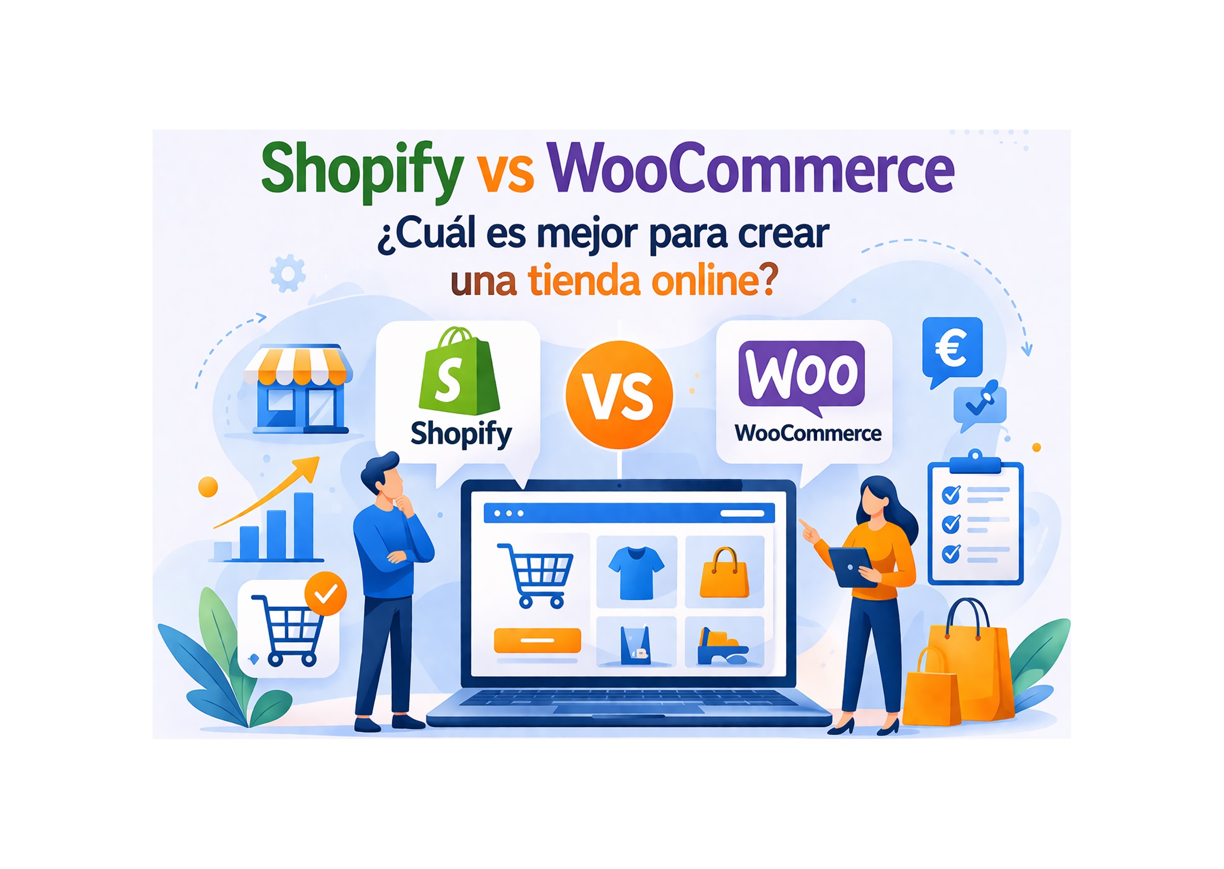 Shopify vs WooCommerce: cuál es mejor para crear una tienda online