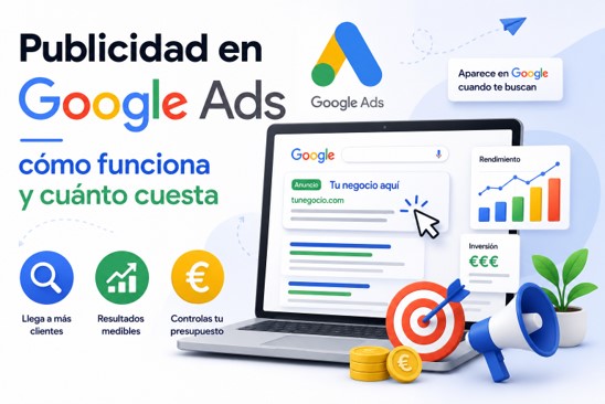 Publicidad en Google Ads: cómo funciona y cuánto cuesta