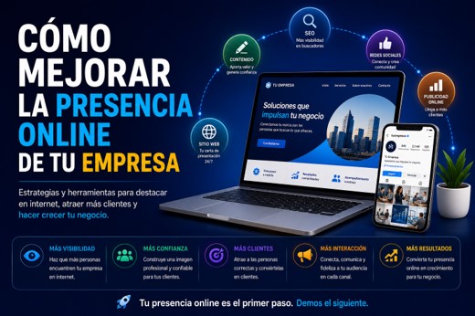 Cómo mejorar la presencia online de tu empresa
