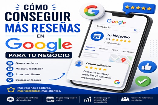 Cómo conseguir más reseñas en Google para tu negocio