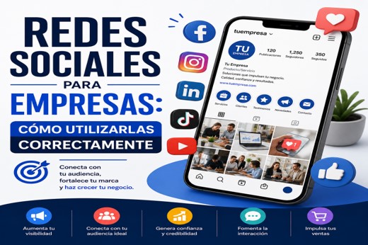 Redes sociales para empresas: cómo utilizarlas correctamente